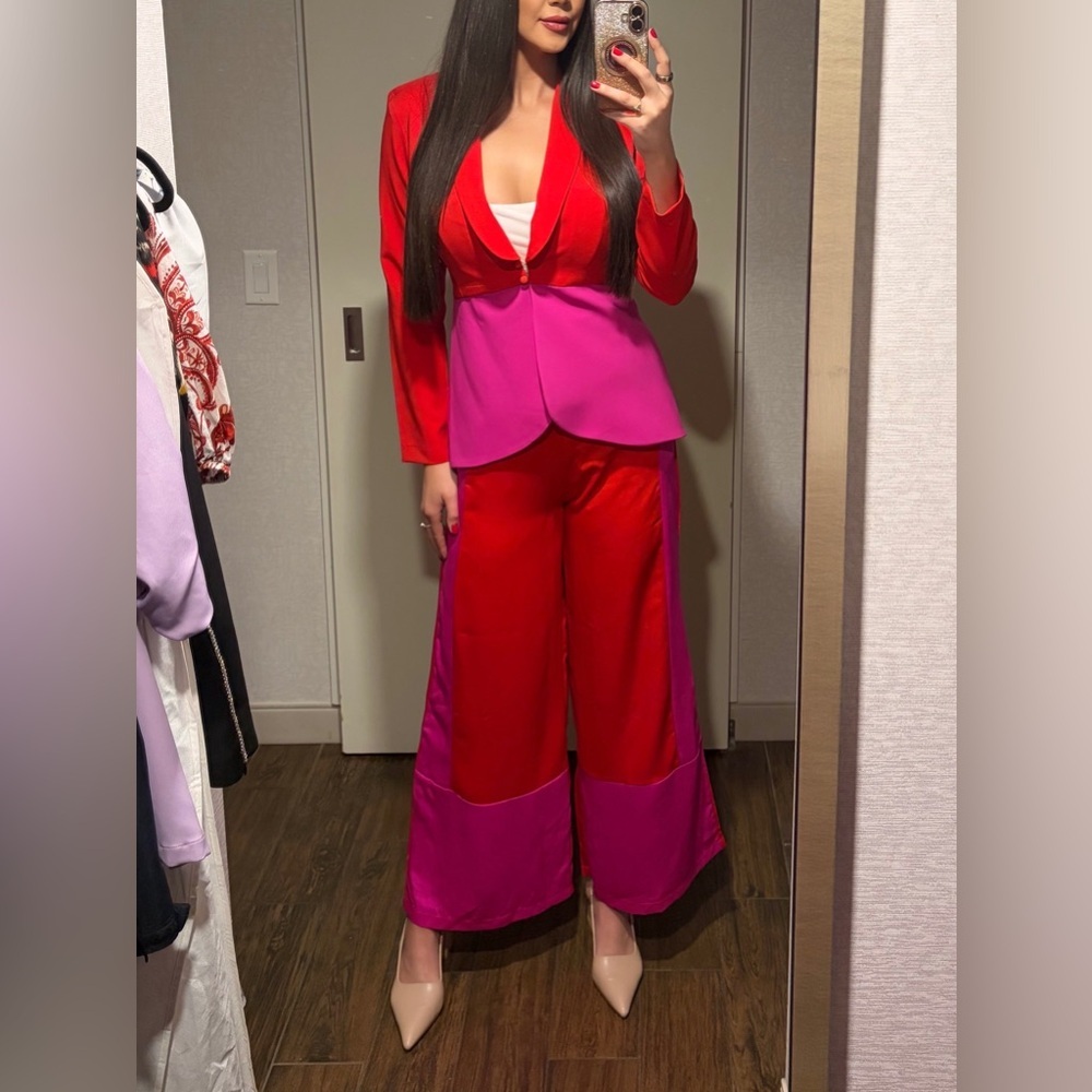 Red and Pink Suit Size M